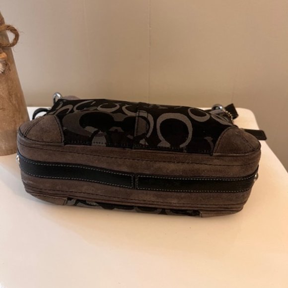 Small Coach Purse, black and gray - Picture 4 of 7